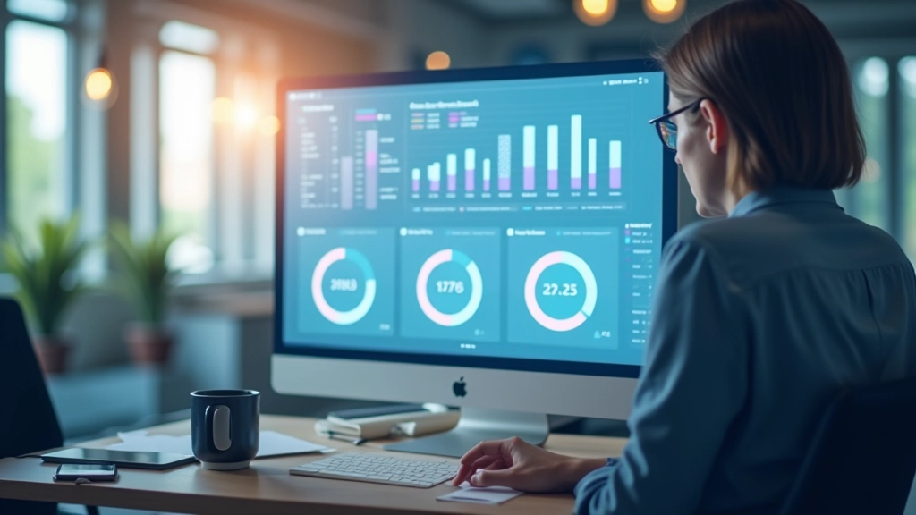 Analytik dashboard med grafer og data visualisering