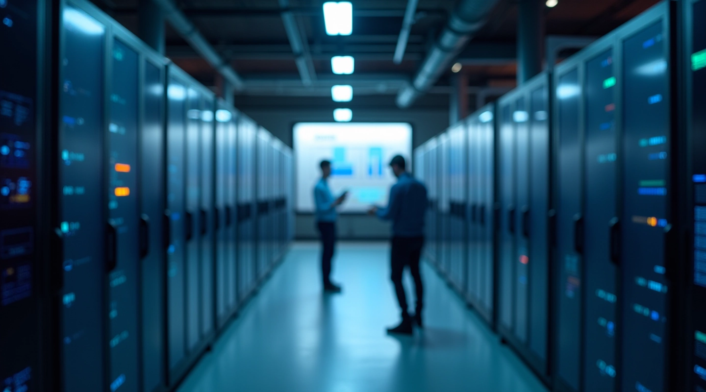 Cloud infrastruktur med servere og netværk til skalering af tjenester