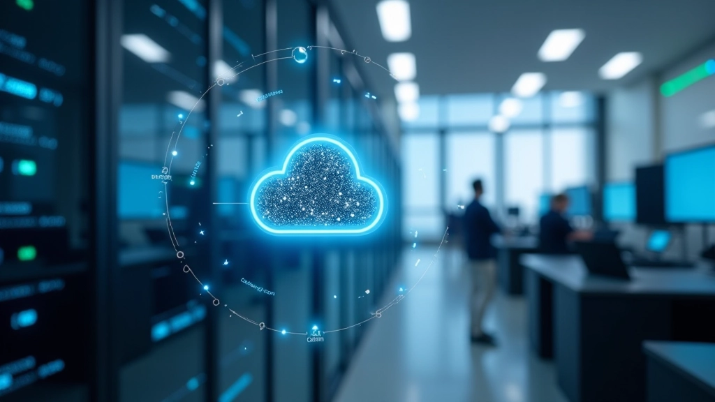 Cloud infrastruktur skalering — servere og netværksdiagram